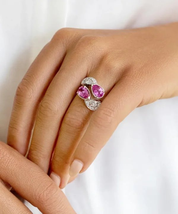 Best Sale Musson Allegra Pink Sapphire Ring