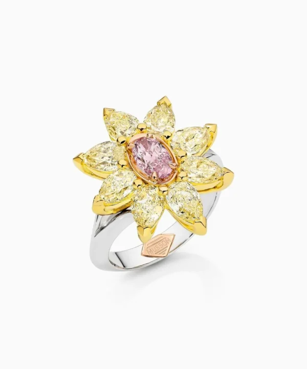 Flash Sale Musson Aurora Argyle Pink Diamond Ring