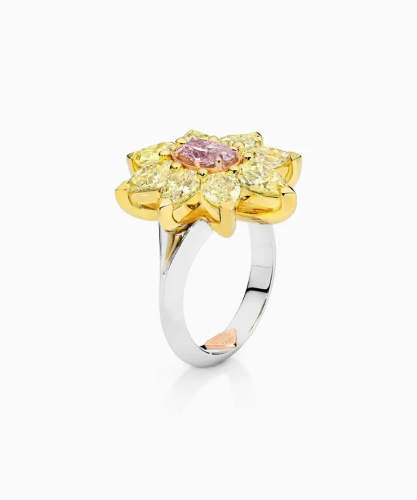 Flash Sale Musson Aurora Argyle Pink Diamond Ring