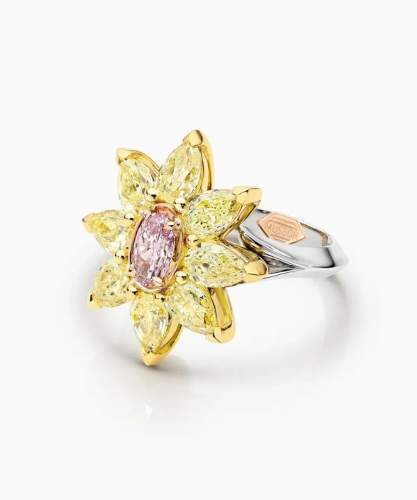 Flash Sale Musson Aurora Argyle Pink Diamond Ring