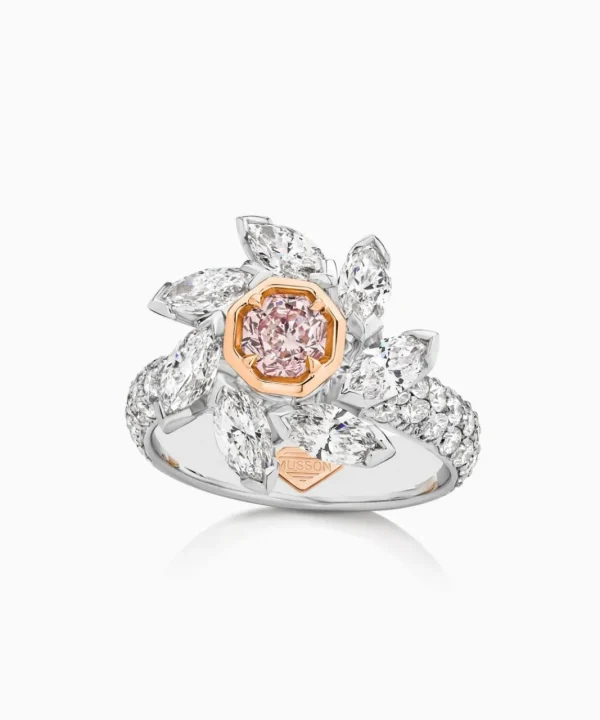 Discount Musson Aurora Fire Rose Argyle Pink Diamond Ring