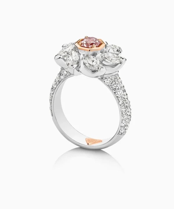 Discount Musson Aurora Fire Rose Argyle Pink Diamond Ring