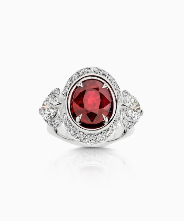 Store Musson Ava Ruby and Diamond Ring