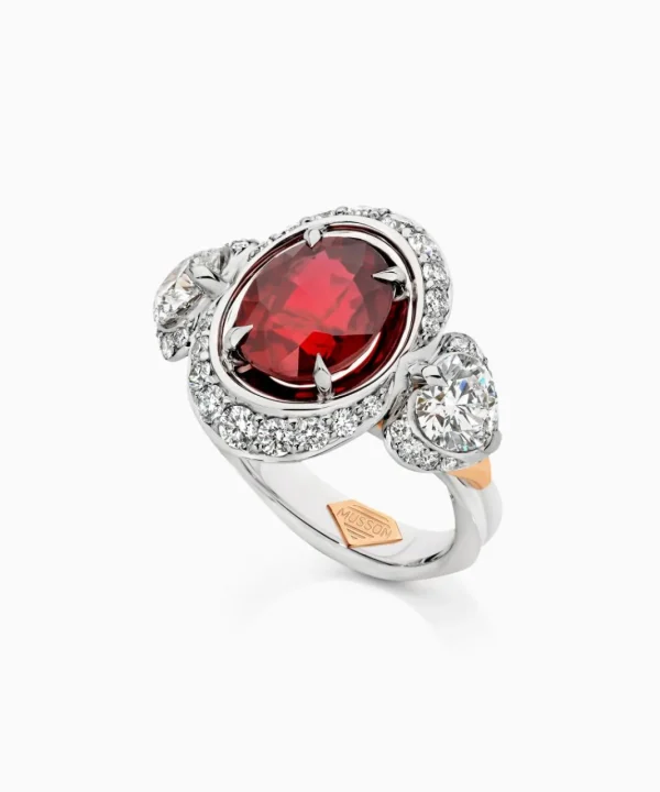 Store Musson Ava Ruby and Diamond Ring