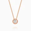 Store Musson Bezel Set Diamond Pendant