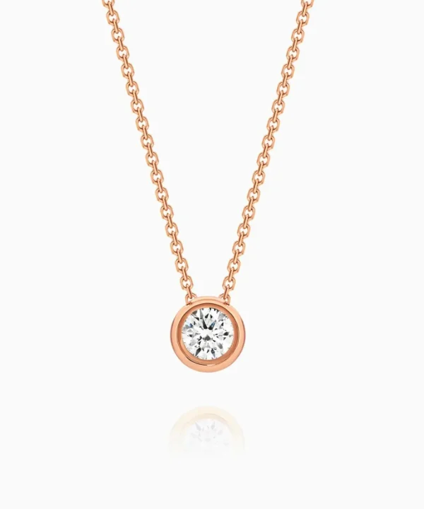 Store Musson Bezel Set Diamond Pendant