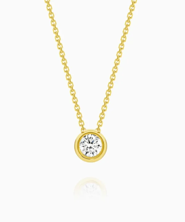Shop Musson Bezel Set Diamond Pendant