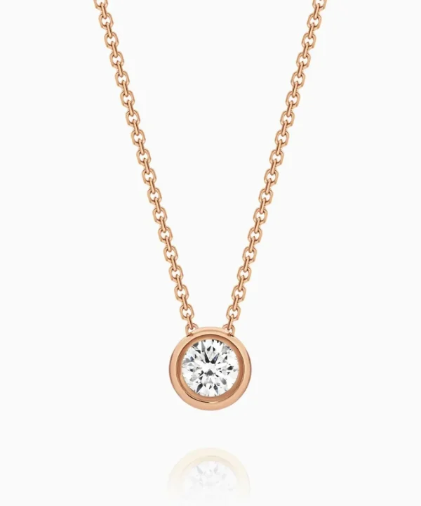 Store Musson Bezel Set Diamond Pendant