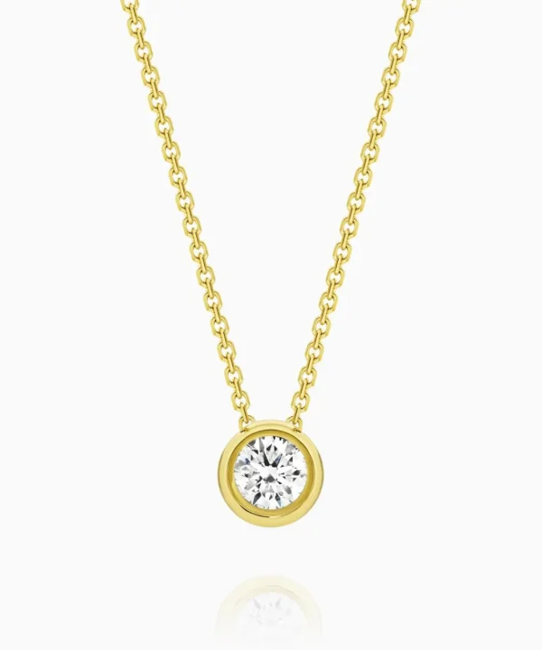 Shop Musson Bezel Set Diamond Pendant