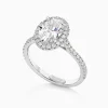 Best Musson Centre of My Universe Oval Halo Ring