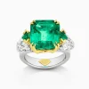 Cheap Musson Colombian Emerald and Diamond Ring