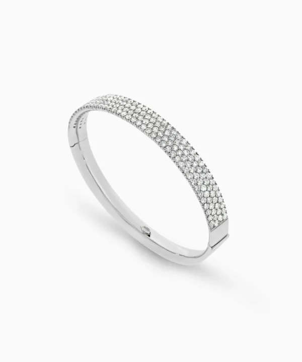 Fashion Musson Diamond Road Bangle - Four Row