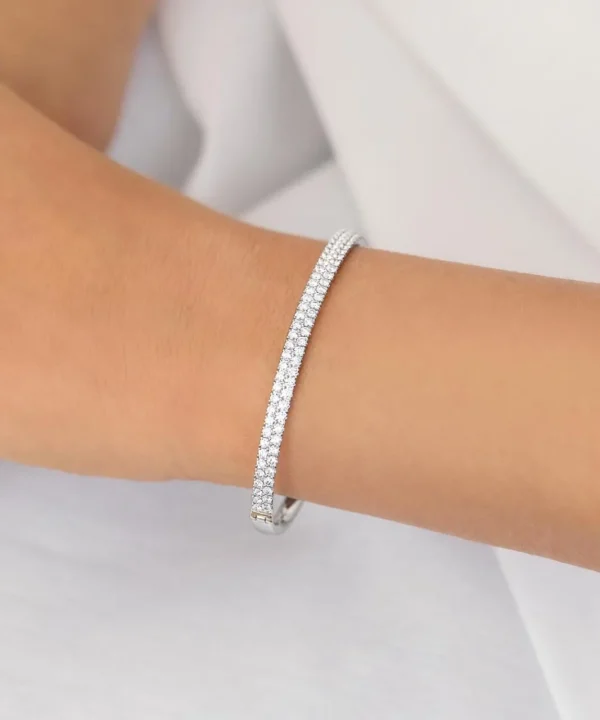 Best Sale Musson Diamond Road Bangle - Two Row