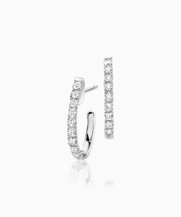 Fashion Musson Diamond Road Earrings - One Row
