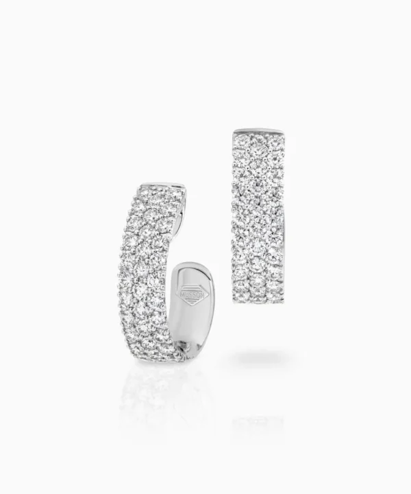 Hot Musson Diamond Road Earrings - Three Row