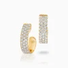 Cheap Musson Diamond Road Earrings - Three Row