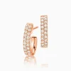 Best Musson Diamond Road Earrings - Two Row