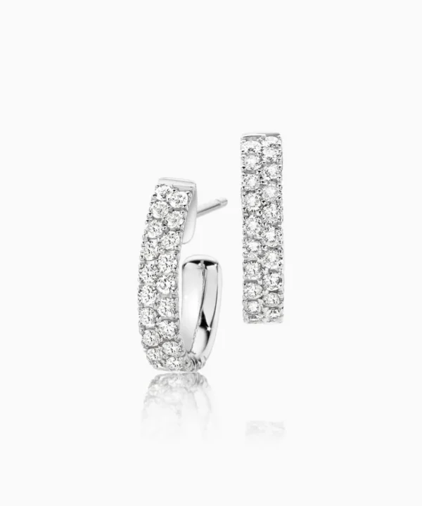 Cheap Musson Diamond Road Earrings - Two Row