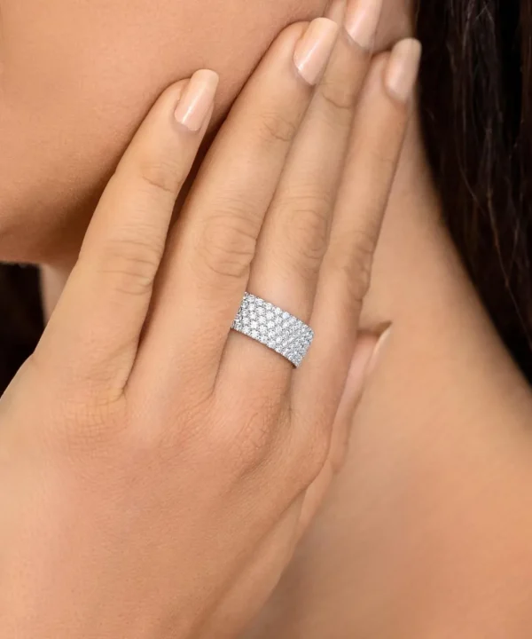Best Musson Diamond Road Ring - Five Row
