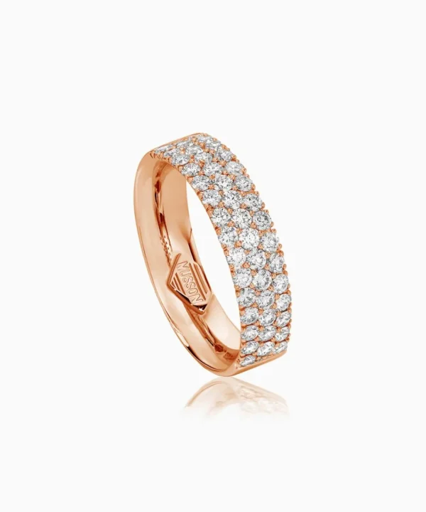 New Musson Diamond Road Ring - Three Row
