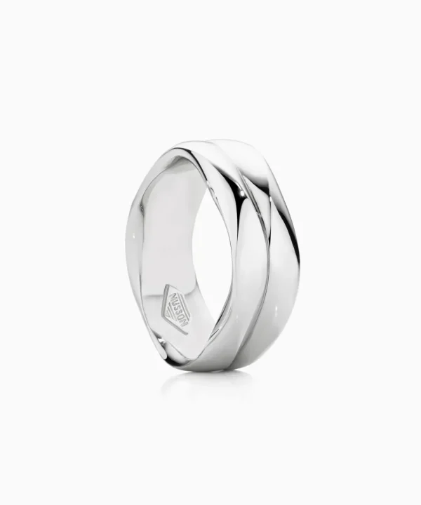 Fashion Musson Entwined Wedding Ring - 8mm