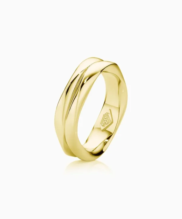 Hot Musson Entwined Wedding Ring - 6mm