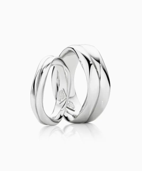 Fashion Musson Entwined Wedding Ring - 8mm