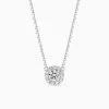 Sale Musson Halo Diamond Necklace