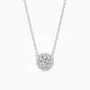 Hot Musson Halo Diamond Necklace