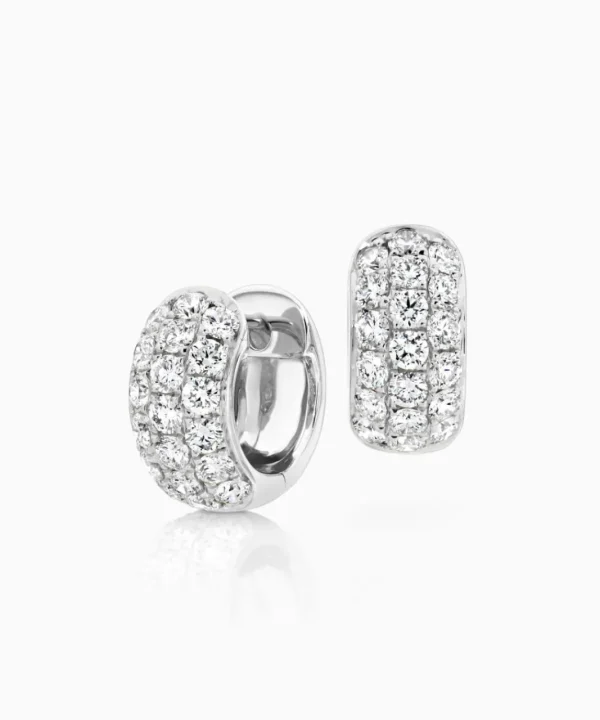 Outlet Musson Huggie Medio Diamond Earrings