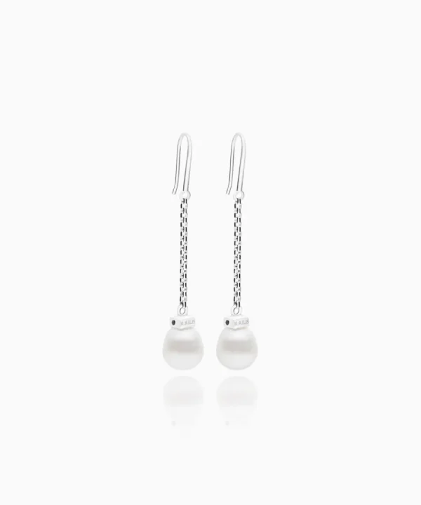 Clearance Musson Kailis – Contempo Pearl Earrings, Sterling Silver