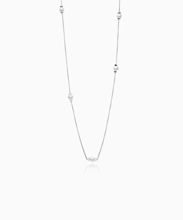 Hot Musson Kailis – Contempo Pearl Necklace, Sterling Silver