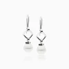 Shop Musson Kailis – Geometric Pearl Earrings, Sterling Silver