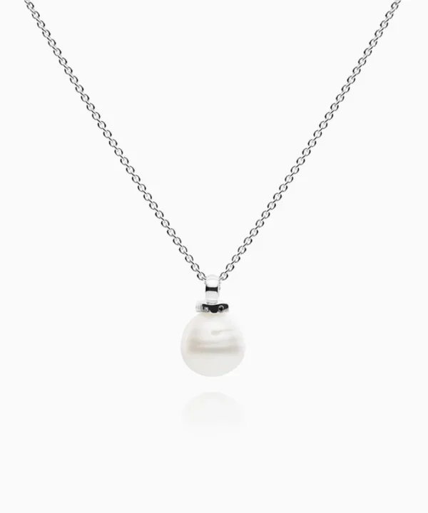 Sale Musson Kailis - Geometric Pearl Necklace, Sterling Silver