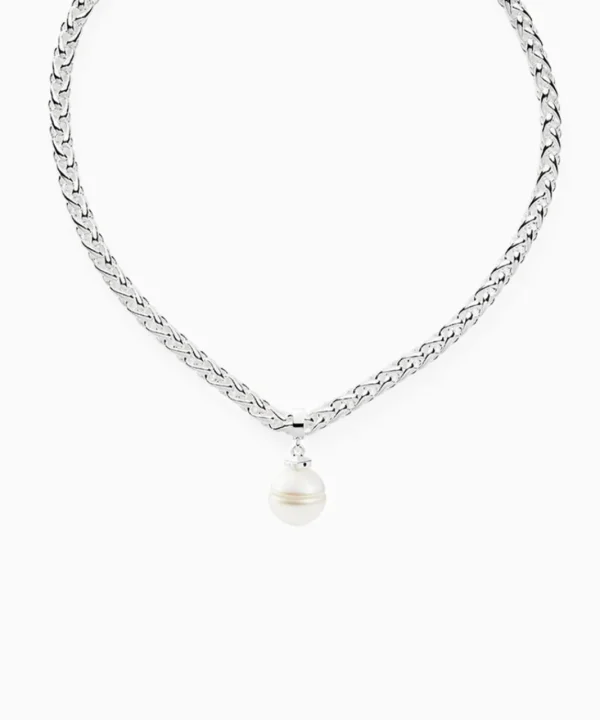 Best Sale Musson Kailis – Geometric Sliding Pearl Necklace, Sterling Silver