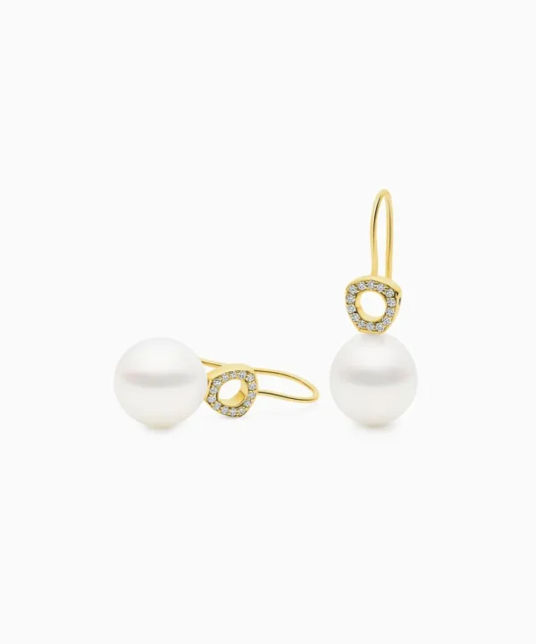 Best Musson Kailis - Hope Diamond Earrings, Yellow Gold