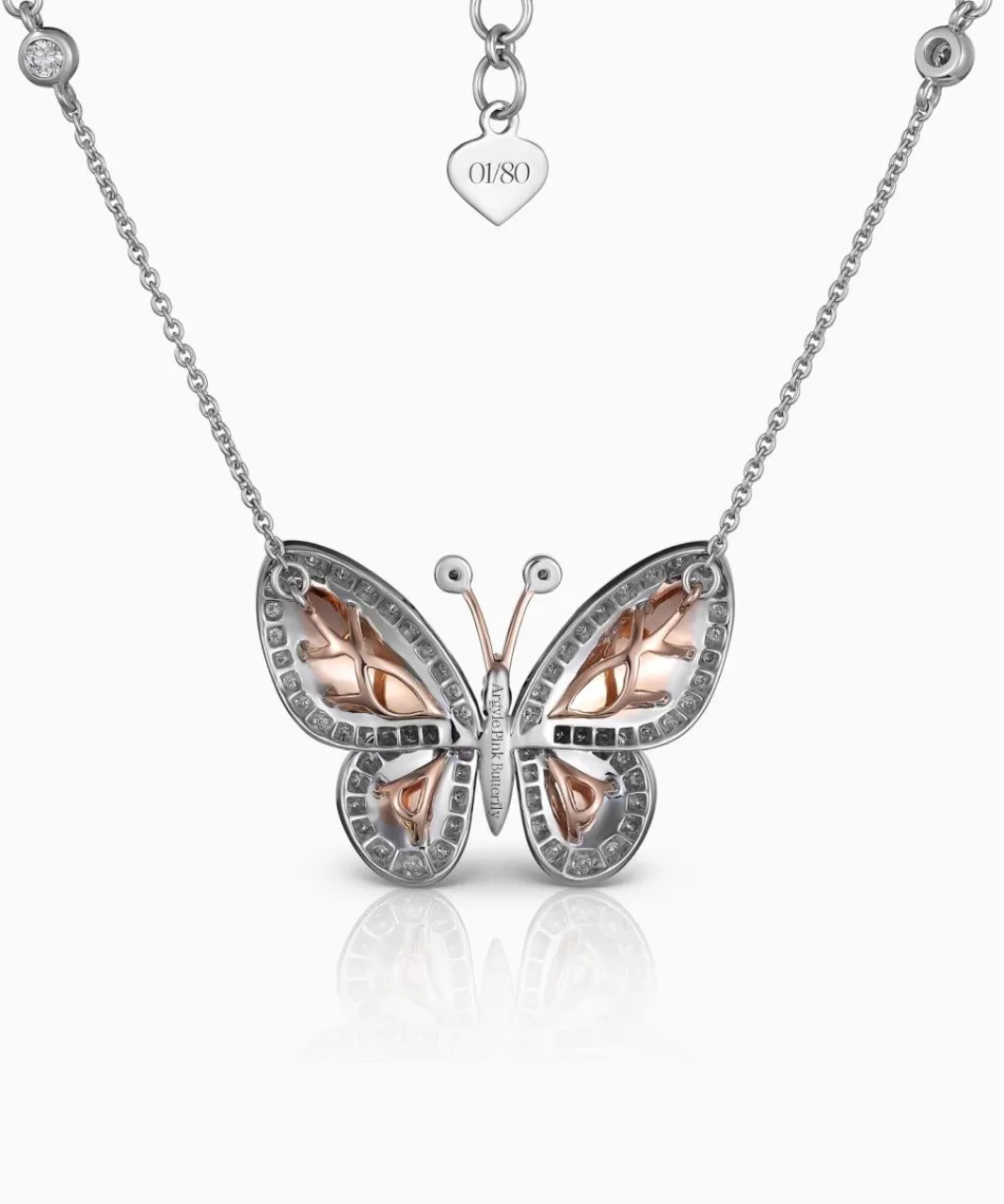 limited_edition__argyle_pink_butterfly_pendant_4.webp Store Musson Limited Edition - Argyle Pink™ Butterfly Pendant