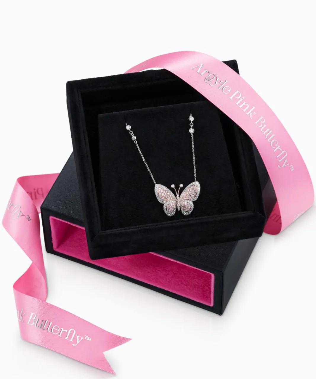 limited_edition__argyle_pink_butterfly_pendant_5.webp Store Musson Limited Edition - Argyle Pink™ Butterfly Pendant