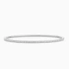 Best Musson Micro Pavé Diamond Bangle - Medio, White Gold