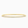 Cheap Musson Micro Pavé Diamond Bangle - Medio, Yellow Gold