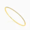 Sale Musson Micro Pavé Diamond Bangle - Petite, Yellow Gold
