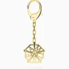 Cheap Musson My World Key Ring BESPOKE, 9ct Gold