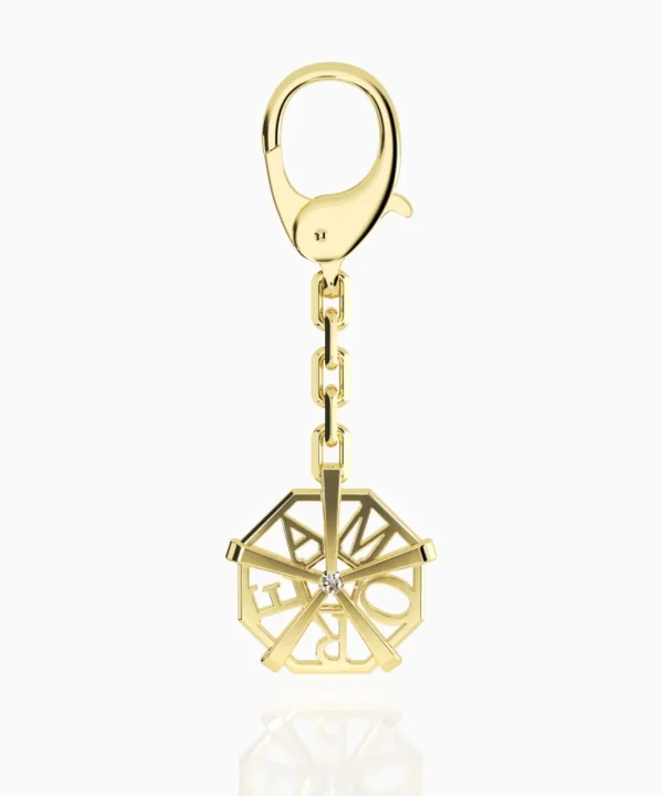 Cheap Musson My World Key Ring BESPOKE, 9ct Gold