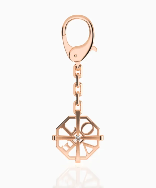 Cheap Musson My World Key Ring BESPOKE, 9ct Gold