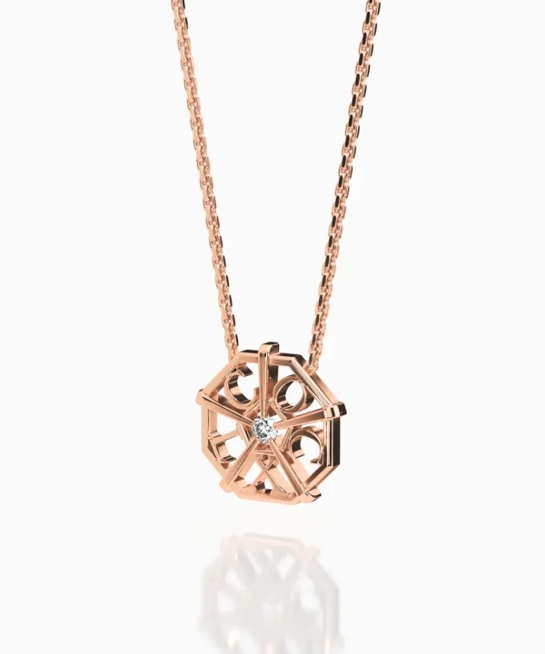 Flash Sale Musson My World Necklace BESPOKE, Rose Gold