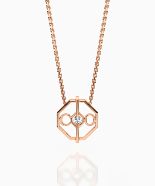 Flash Sale Musson My World Necklace BESPOKE, Rose Gold