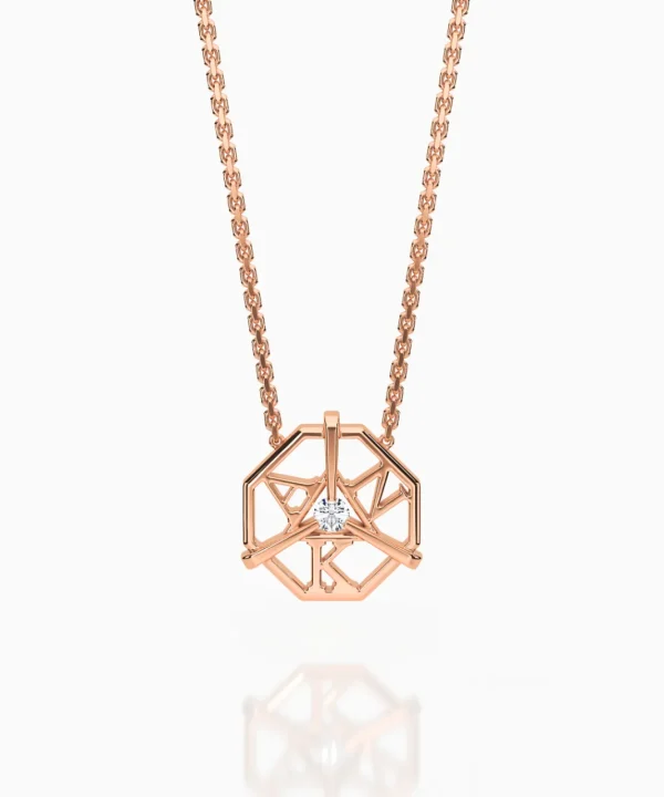 Flash Sale Musson My World Necklace BESPOKE, Rose Gold