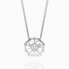 Cheap Musson My World Necklace BESPOKE, White Gold