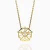 New Musson My World Necklace BESPOKE, Yellow Gold