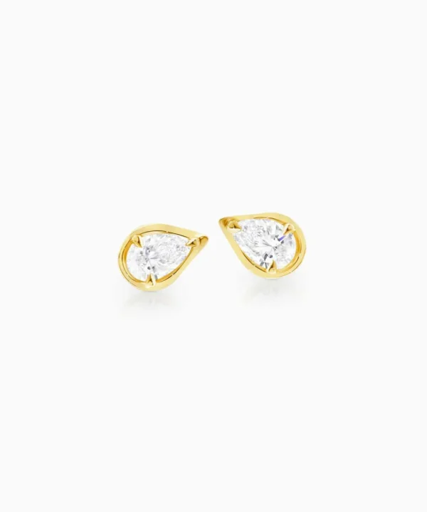 Best Sale Musson Pera Diamond Stud Earrings